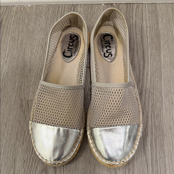 Circus by Sam Edelman Silver Mesh Espadrilles - Picture 2 of 11